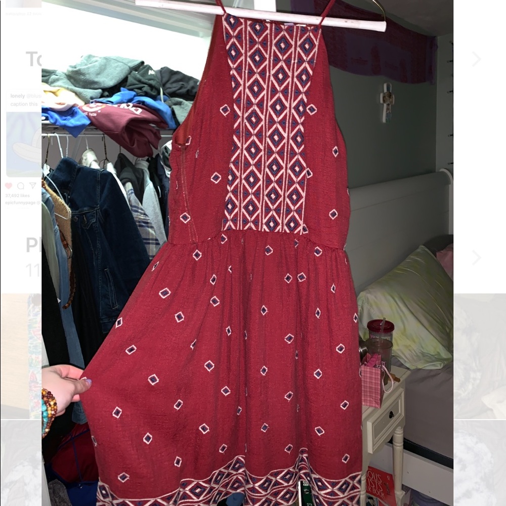 Francesca’s Red Dress